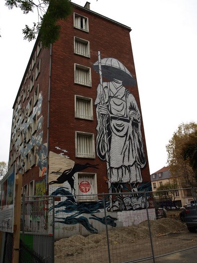photo graffiti Paris 13eme arrondissement
